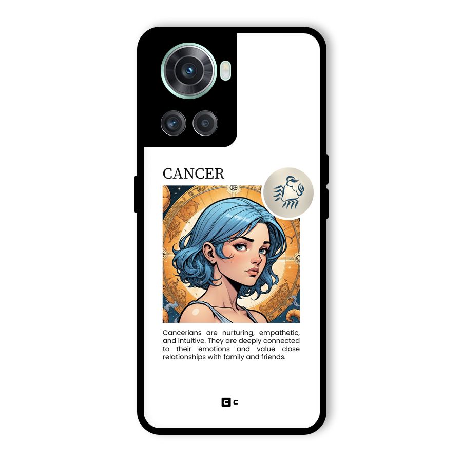 Connected Cancer Glass Back Case for OnePlus 10R