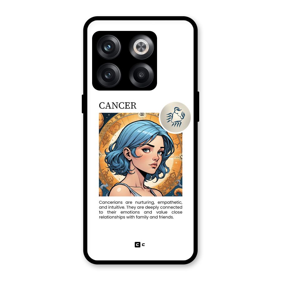 Connected Cancer Glass Back Case for OnePlus 10T