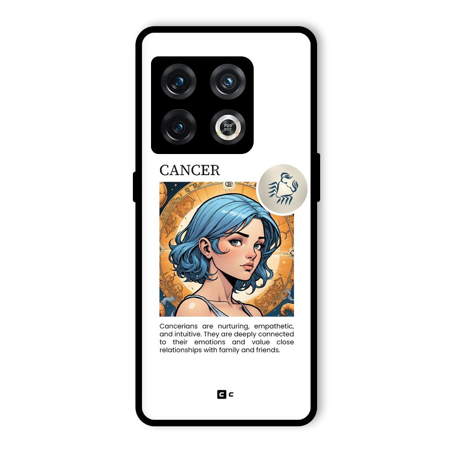 Connected Cancer Glass Back Case for OnePlus 10 Pro 5G