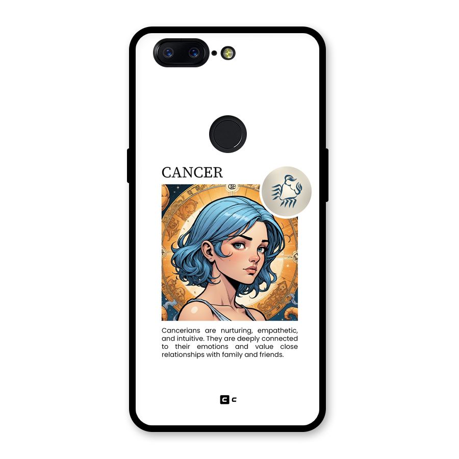 Connected Cancer Glass Back Case for OnePlus 5T