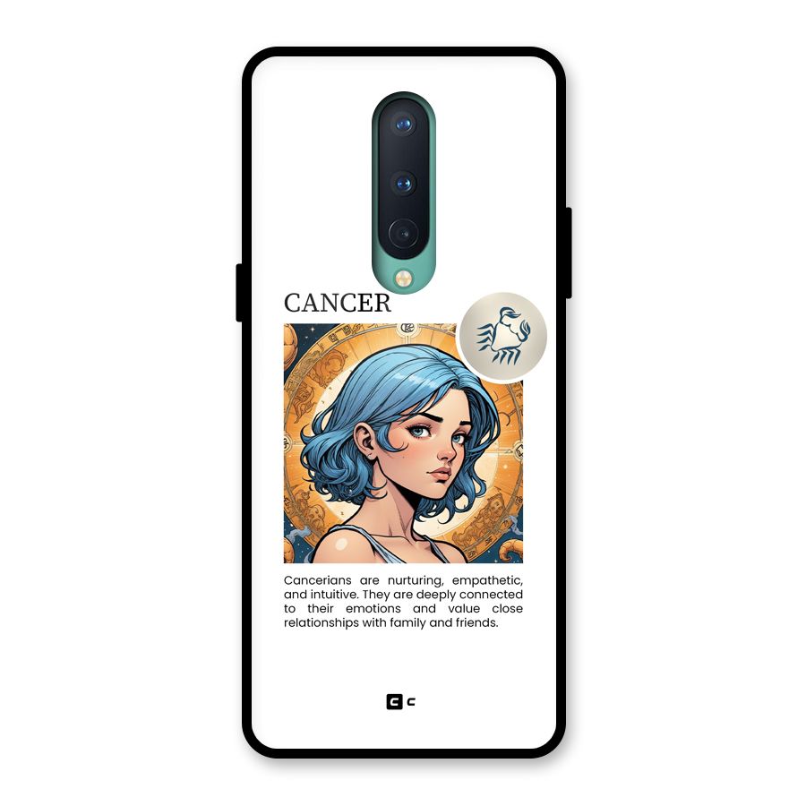 Connected Cancer Glass Back Case for OnePlus 8