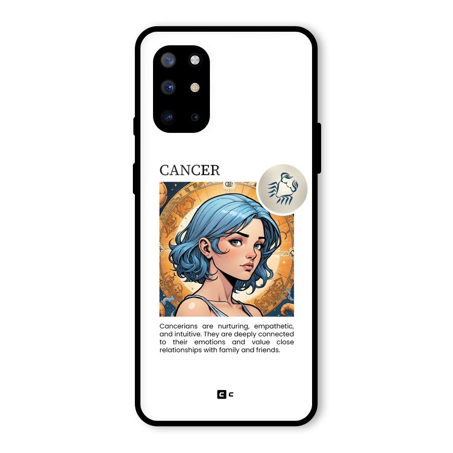 Connected Cancer Glass Back Case for OnePlus 8T