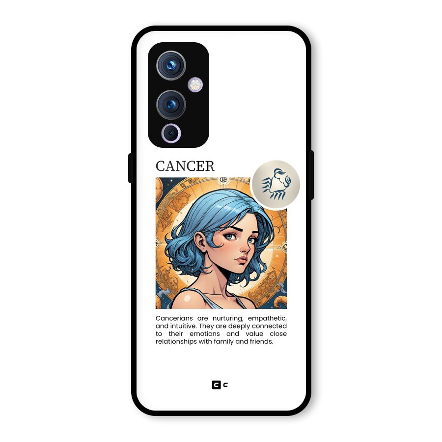 Connected Cancer Glass Back Case for OnePlus 9