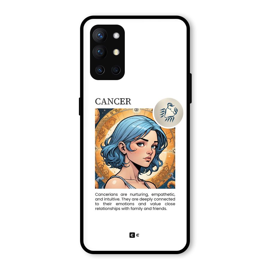 Connected Cancer Glass Back Case for OnePlus 9R