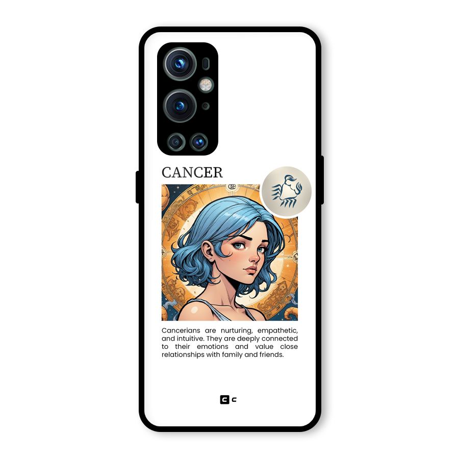Connected Cancer Glass Back Case for OnePlus 9 Pro