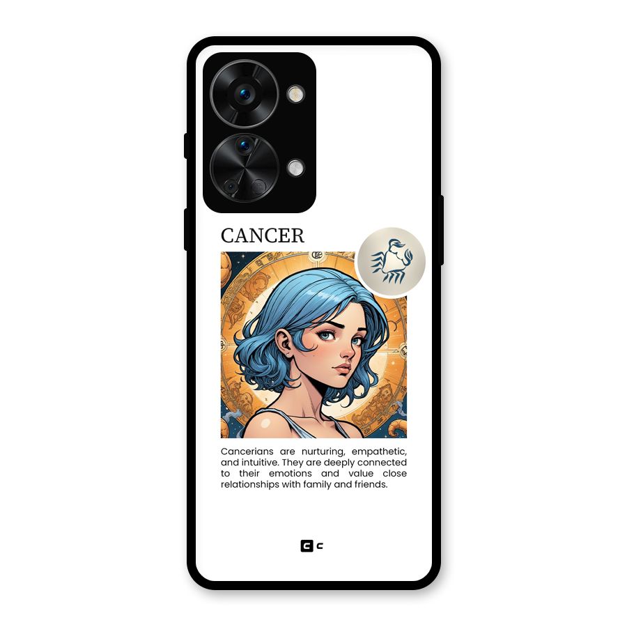 Connected Cancer Glass Back Case for OnePlus Nord 2T