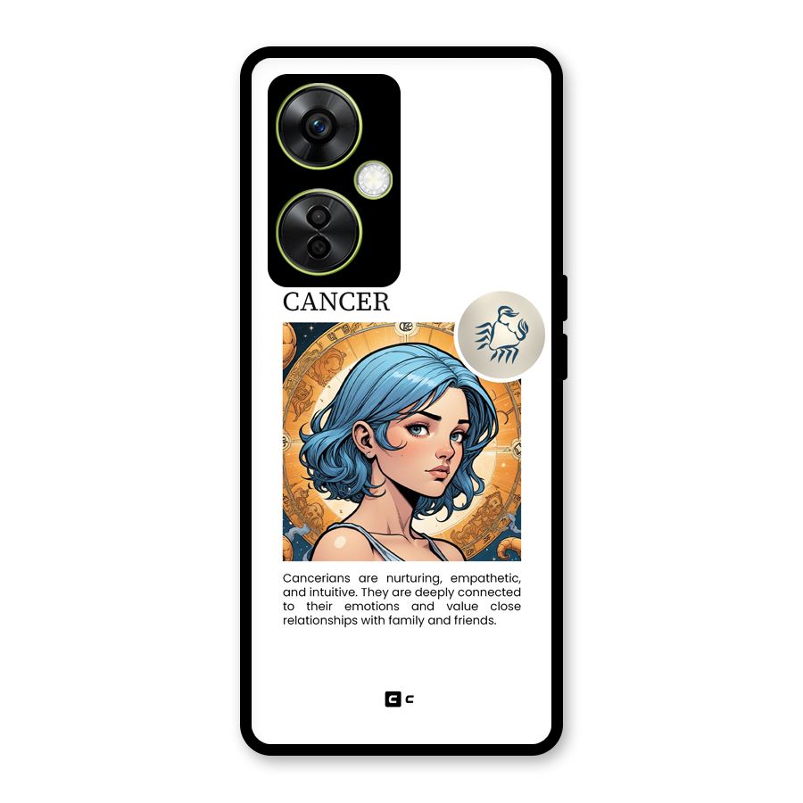 Connected Cancer Glass Back Case for OnePlus Nord CE 3 Lite
