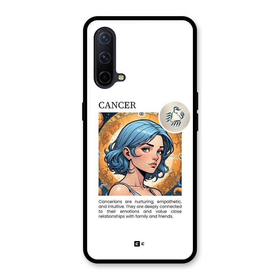 Connected Cancer Glass Back Case for OnePlus Nord CE 5G