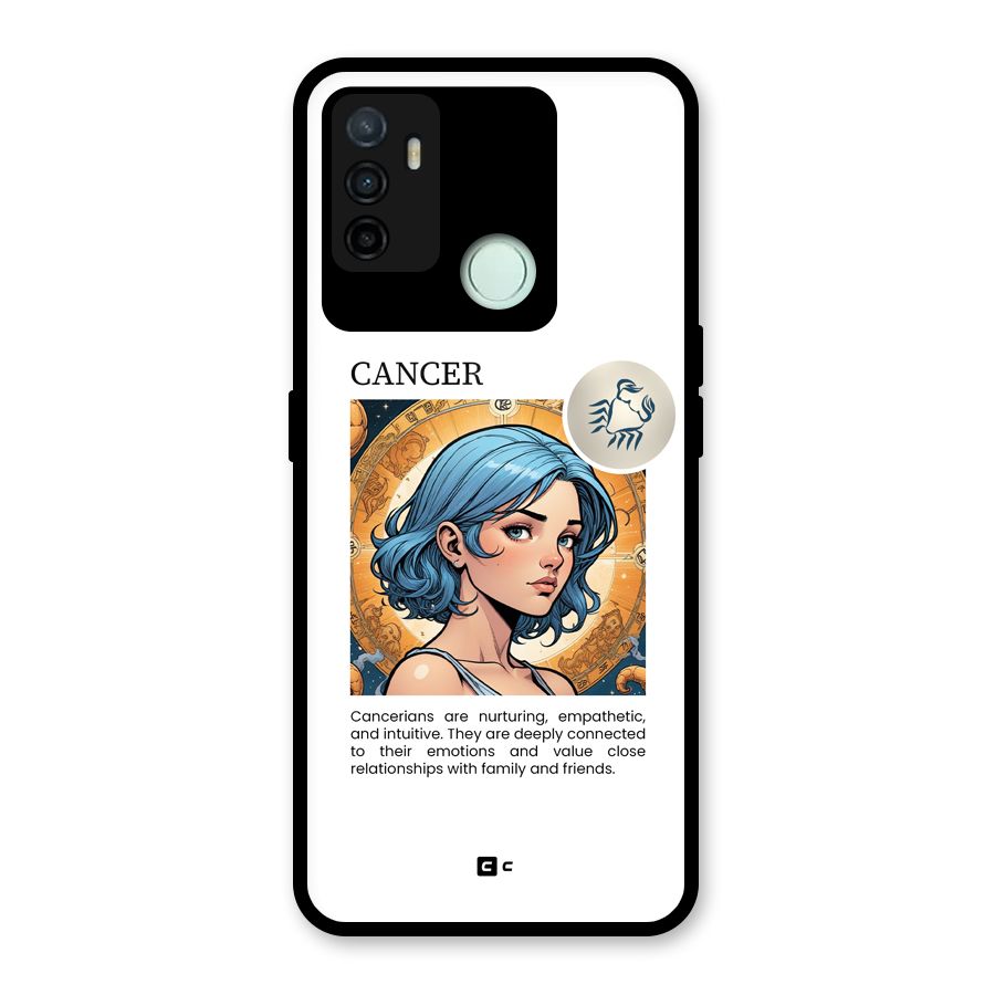 Connected Cancer Glass Back Case for Oppo A53