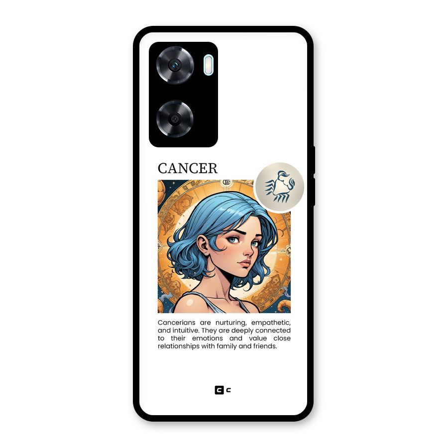 Connected Cancer Glass Back Case for Oppo A77