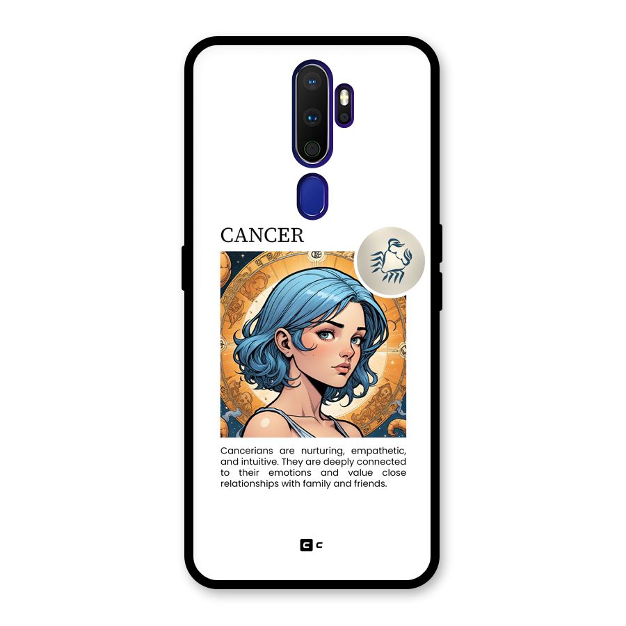 Connected Cancer Glass Back Case for Oppo A9 (2020)