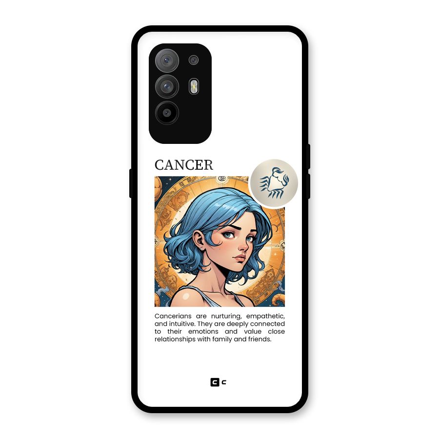 Connected Cancer Glass Back Case for Oppo F19 Pro Plus 5G