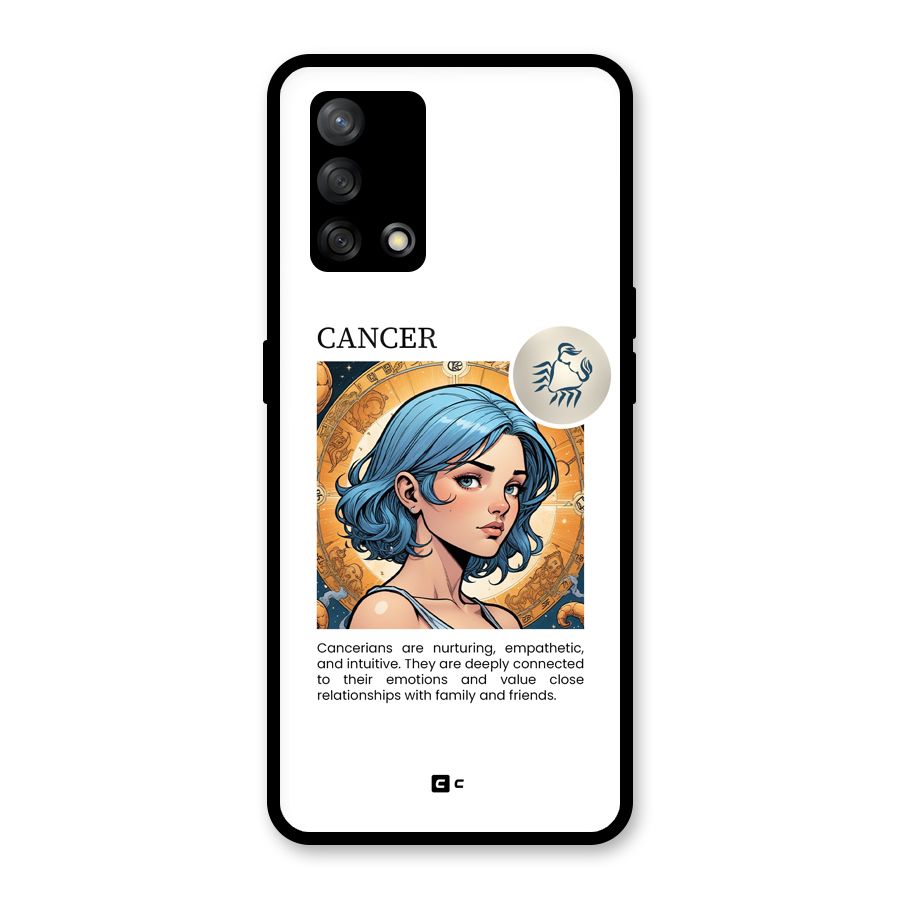Connected Cancer Glass Back Case for Oppo F19s