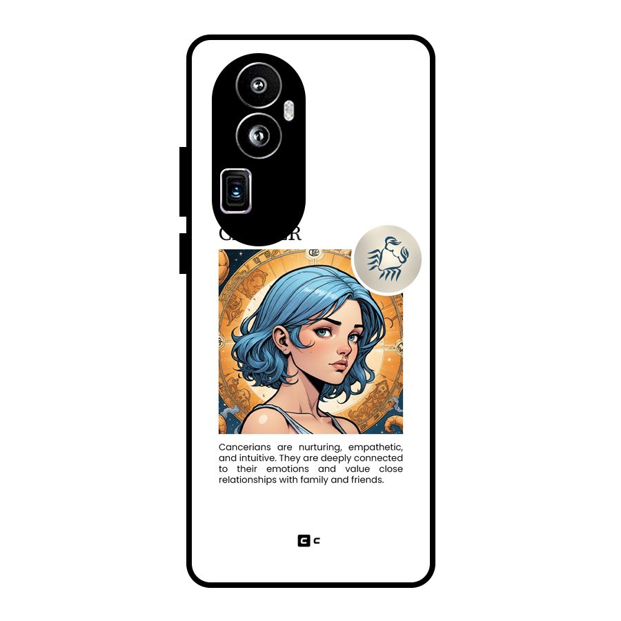 Connected Cancer Glass Back Case for Oppo Reno10 Pro Plus