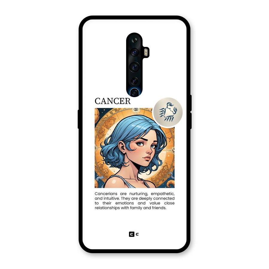 Connected Cancer Glass Back Case for Oppo Reno2 Z