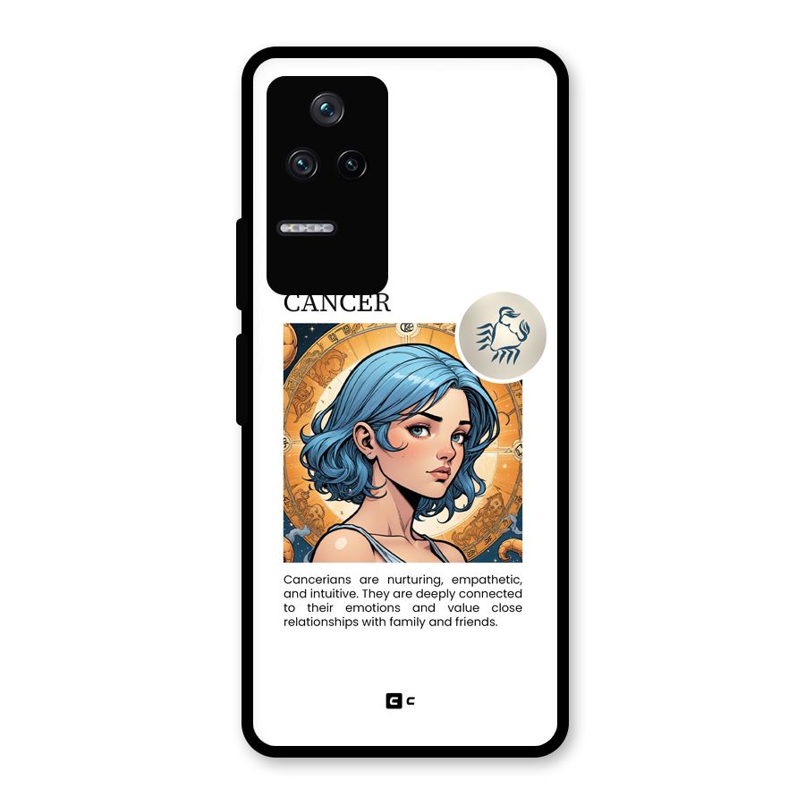 Connected Cancer Glass Back Case for Poco F4 5G
