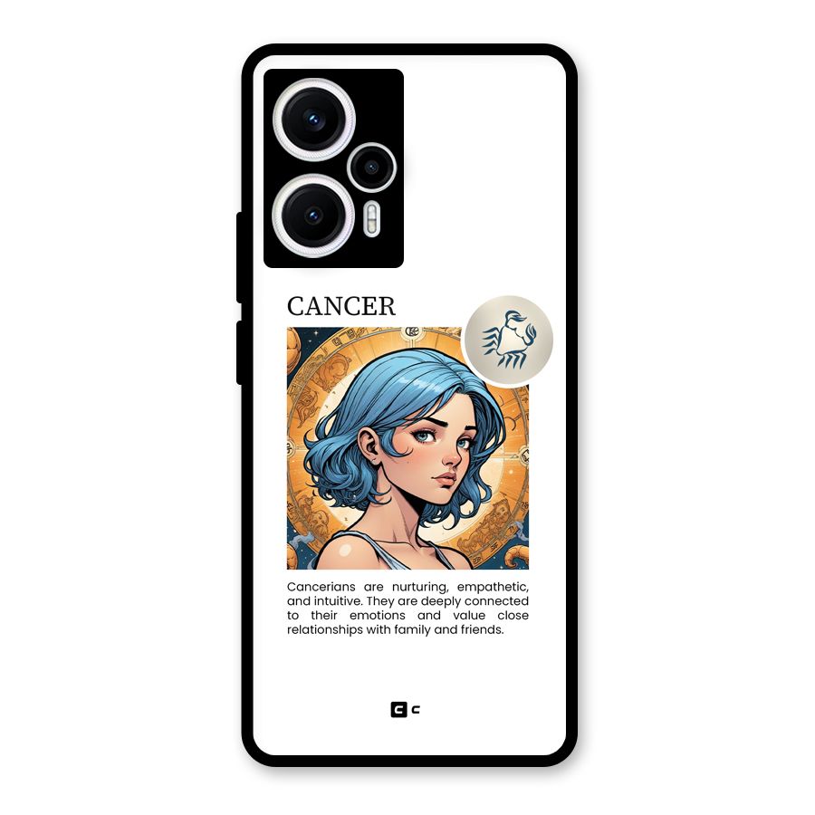 Connected Cancer Glass Back Case for Poco F5