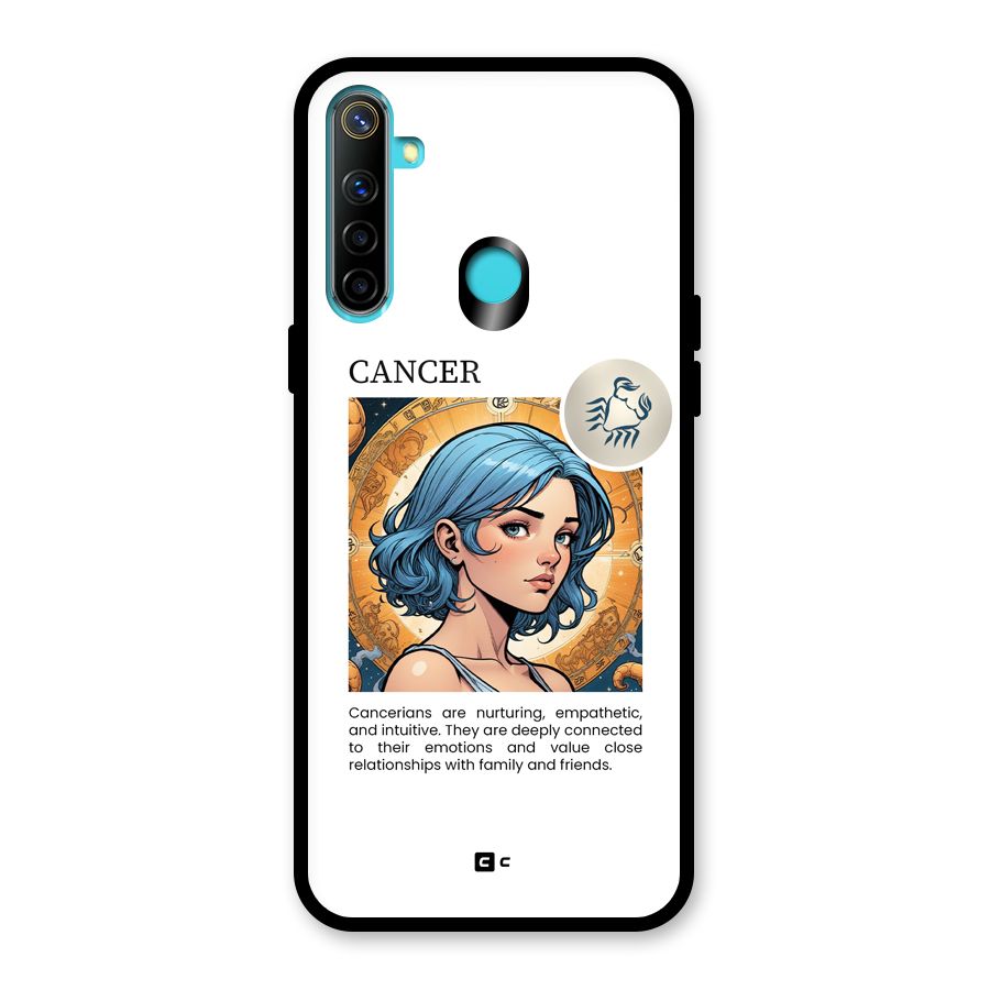Connected Cancer Glass Back Case for Realme 5i