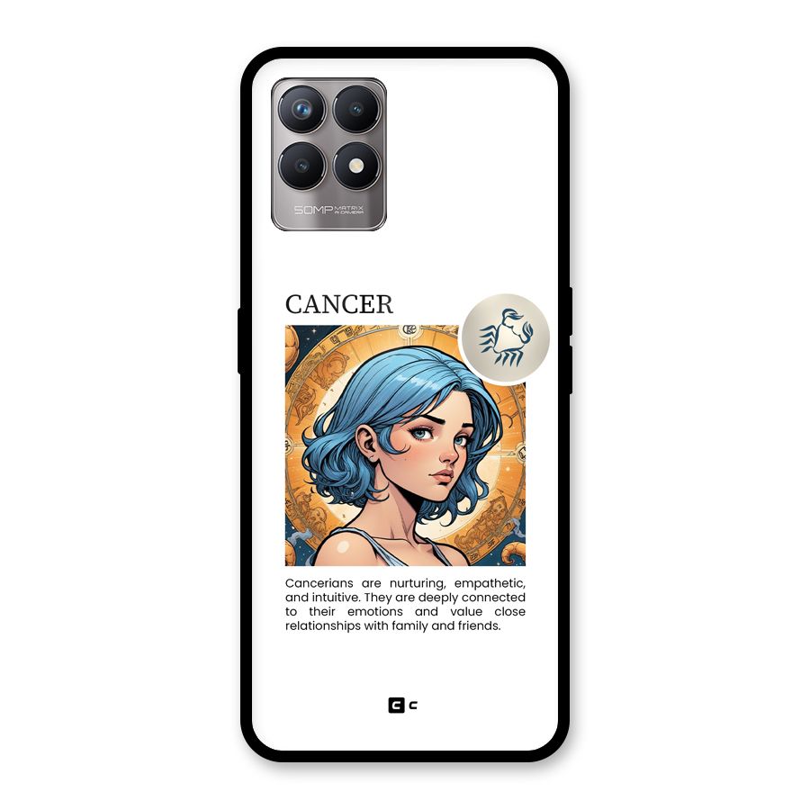 Connected Cancer Glass Back Case for Realme 8i