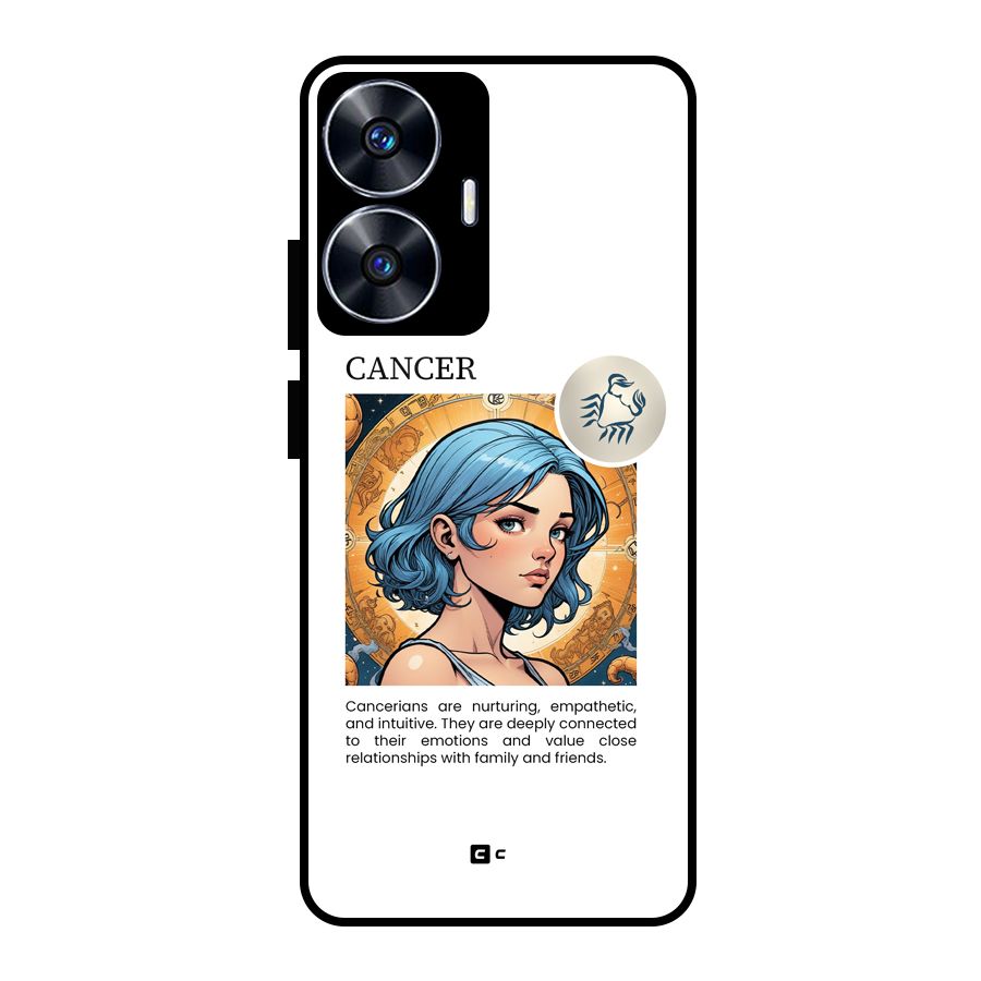 Connected Cancer Glass Back Case for Realme Narzo N55