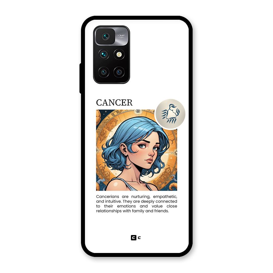 Connected Cancer Glass Back Case for Redmi 10 Prime