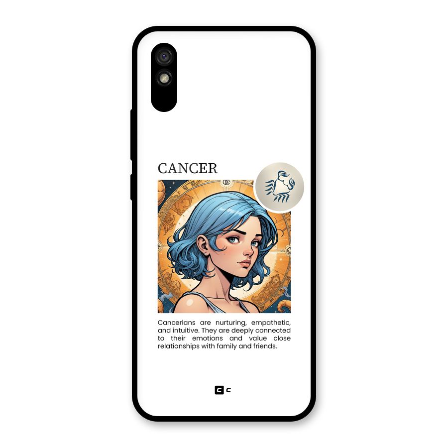 Connected Cancer Glass Back Case for Redmi 9A