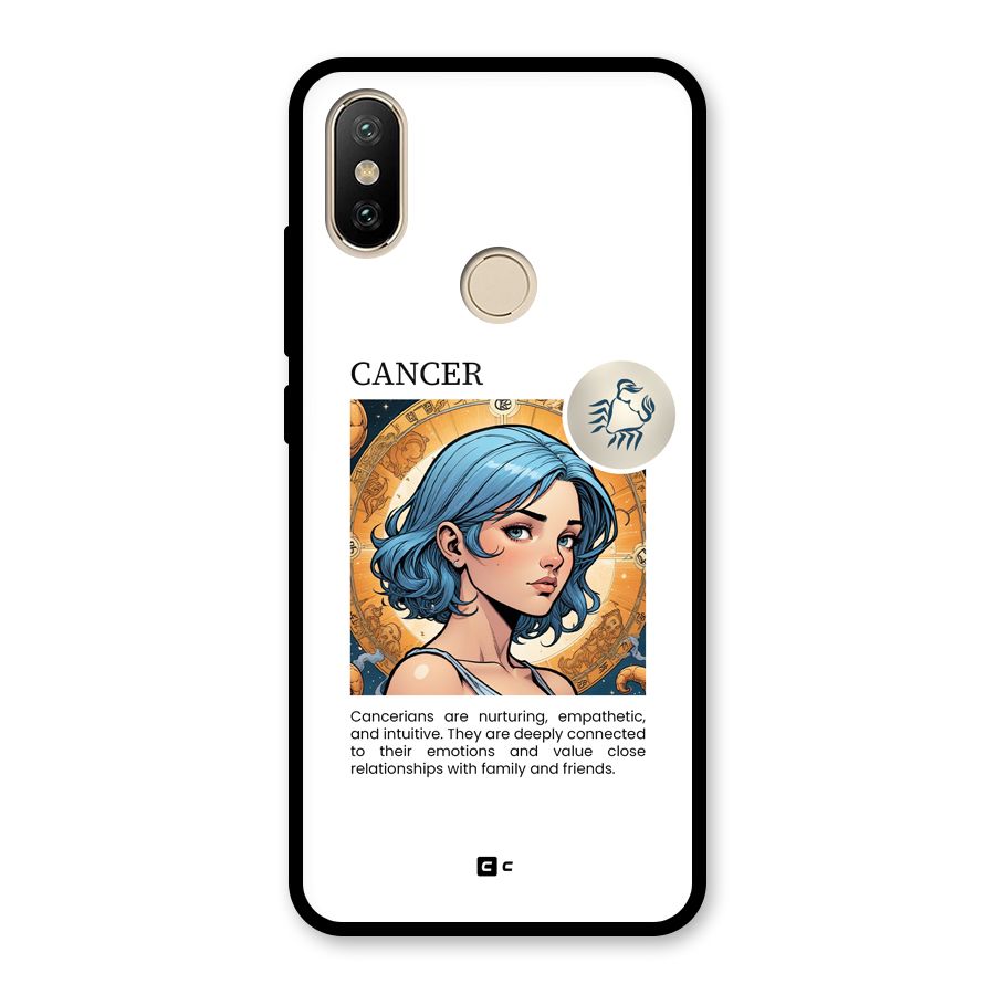 Connected Cancer Glass Back Case for Redmi A2