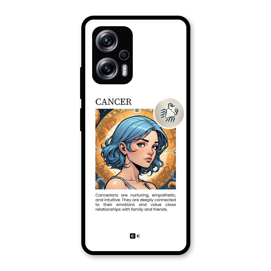 Connected Cancer Glass Back Case for Redmi K50i