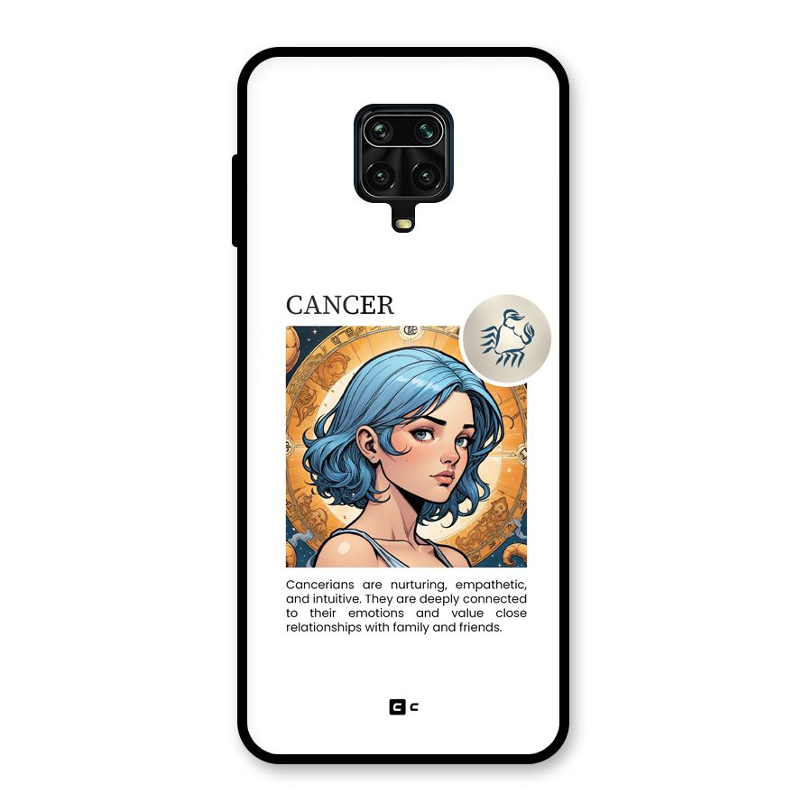 Connected Cancer Glass Back Case for Redmi Note 10 Lite