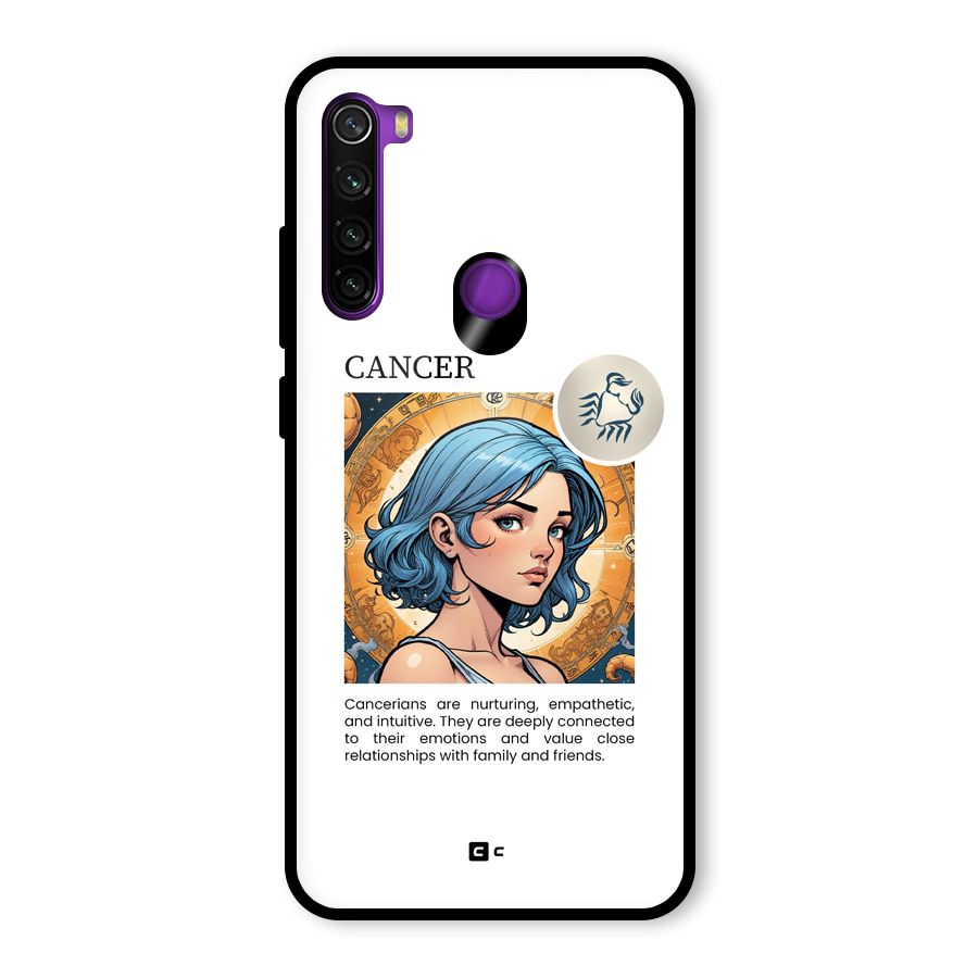 Connected Cancer Glass Back Case for Redmi Note 8