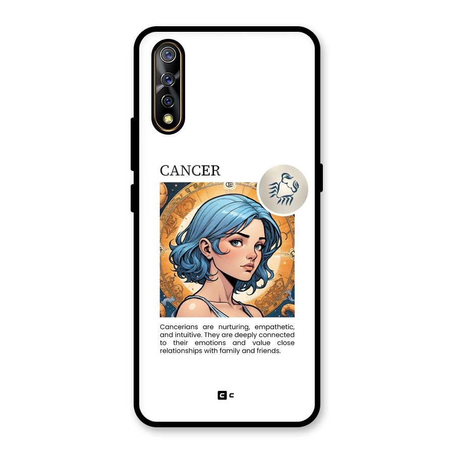 Connected Cancer Glass Back Case for Vivo S1