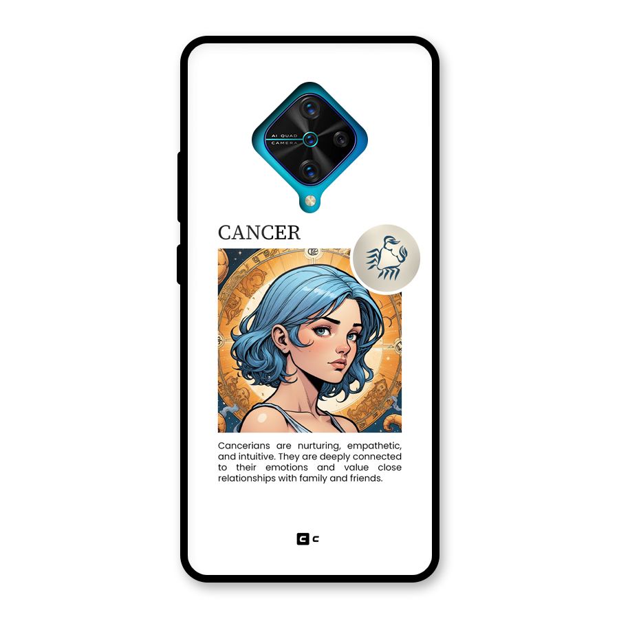 Connected Cancer Glass Back Case for Vivo S1 Pro