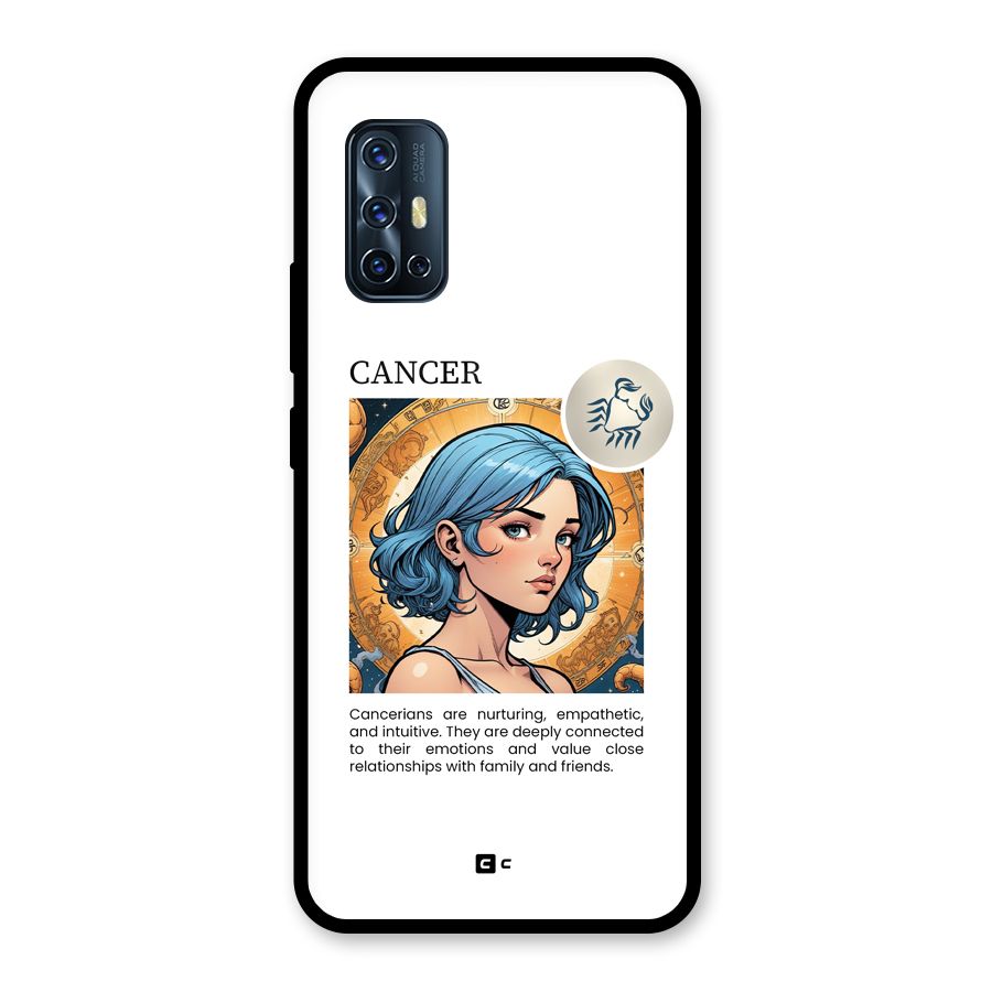 Connected Cancer Glass Back Case for Vivo V17