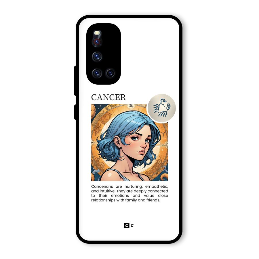 Connected Cancer Glass Back Case for Vivo V19