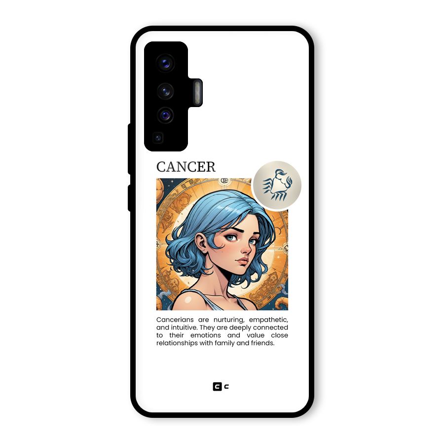 Connected Cancer Glass Back Case for Vivo X50