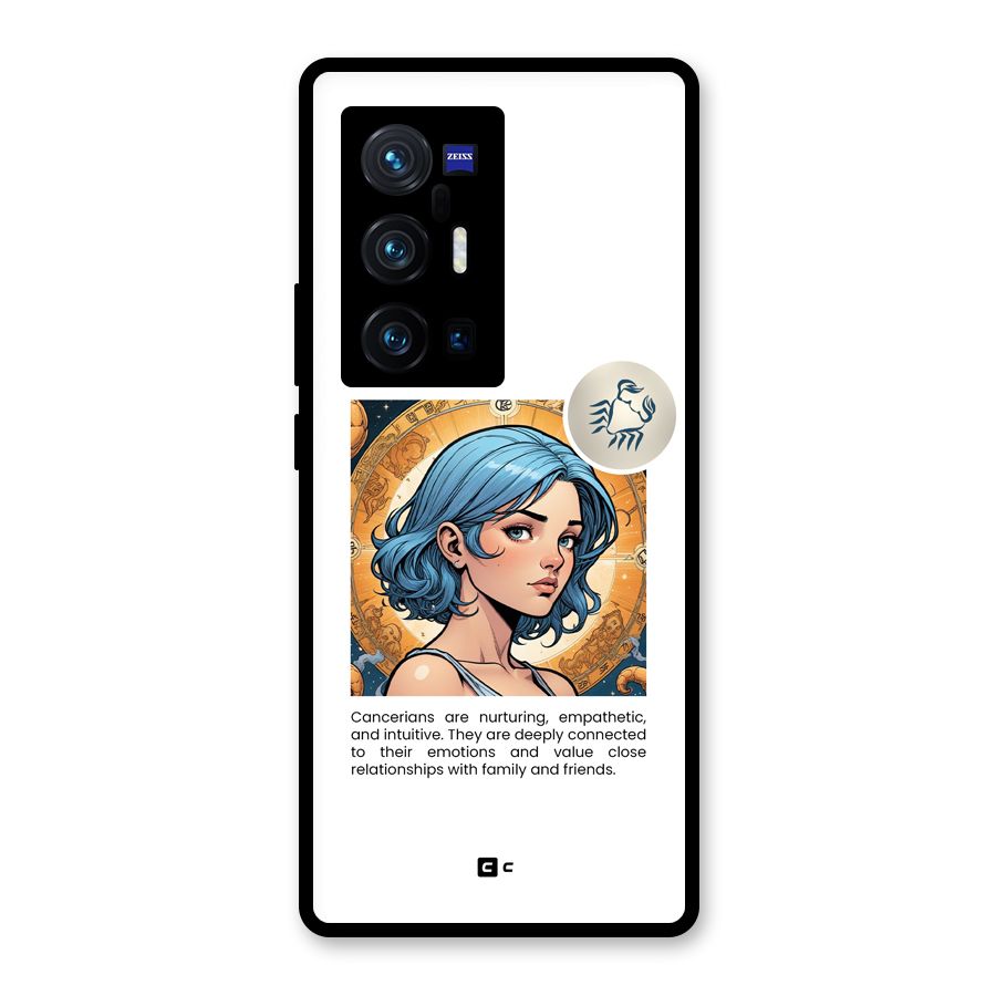 Connected Cancer Glass Back Case for Vivo X70 Pro Plus