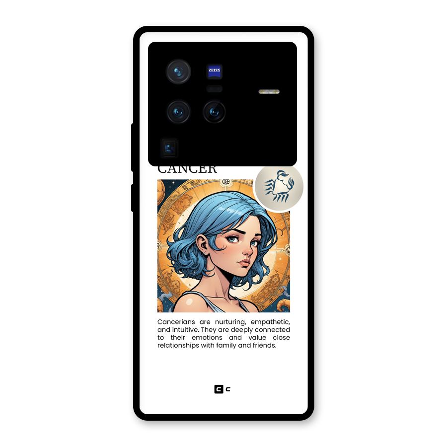 Connected Cancer Glass Back Case for Vivo X80 Pro