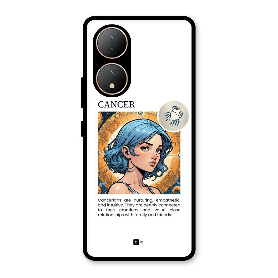 Connected Cancer Glass Back Case for Vivo Y100A