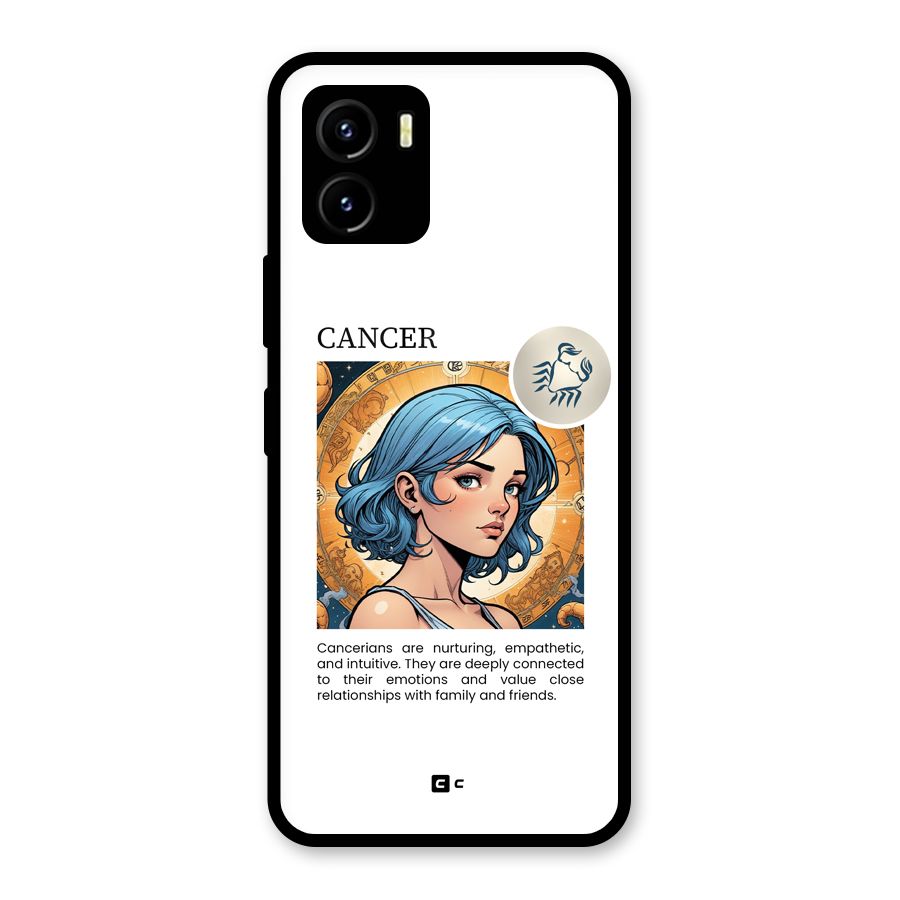 Connected Cancer Glass Back Case for Vivo Y15s