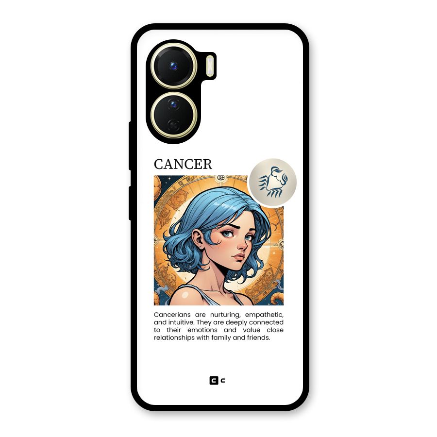 Connected Cancer Glass Back Case for Vivo Y16