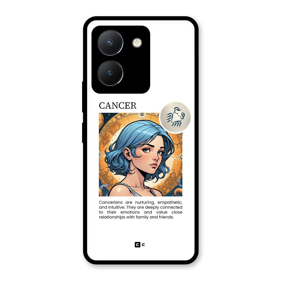 Connected Cancer Glass Back Case for Vivo Y36