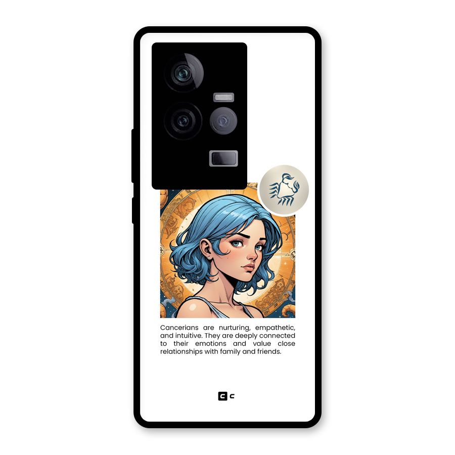 Connected Cancer Glass Back Case for Vivo iQOO 11 5G