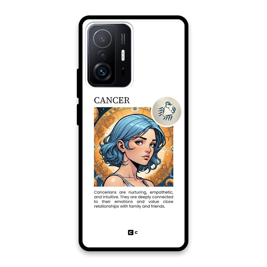 Connected Cancer Glass Back Case for Xiaomi 11T Pro