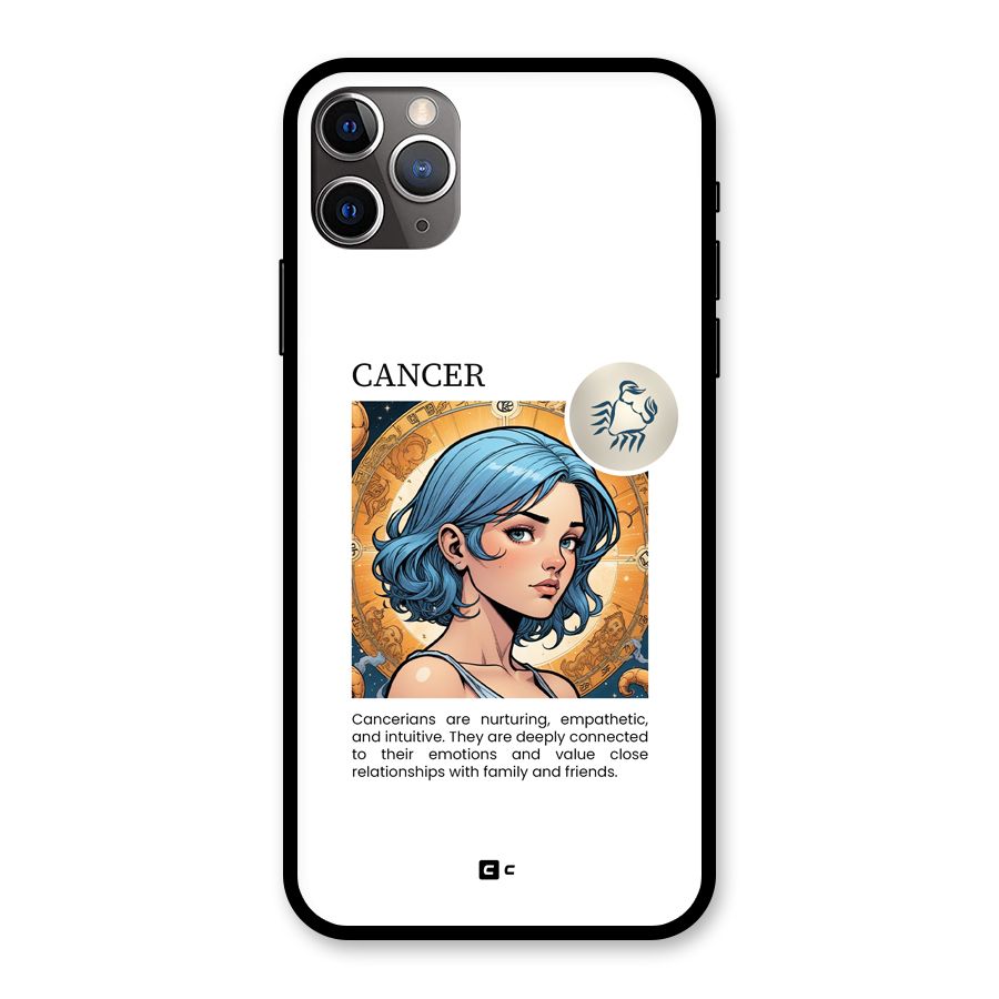 Connected Cancer Glass Back Case for iPhone 11 Pro Max