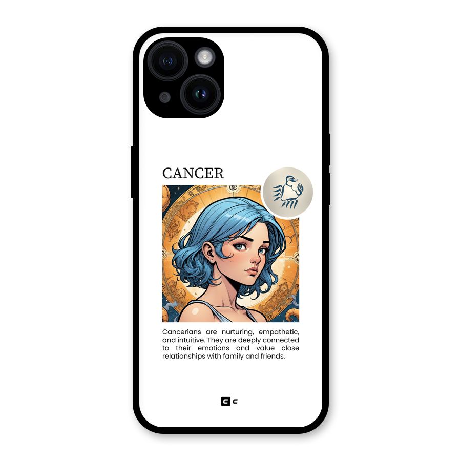 Connected Cancer Glass Back Case for iPhone 14