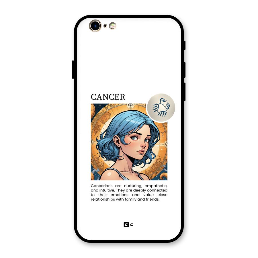 Connected Cancer Glass Back Case for iPhone 6 6S