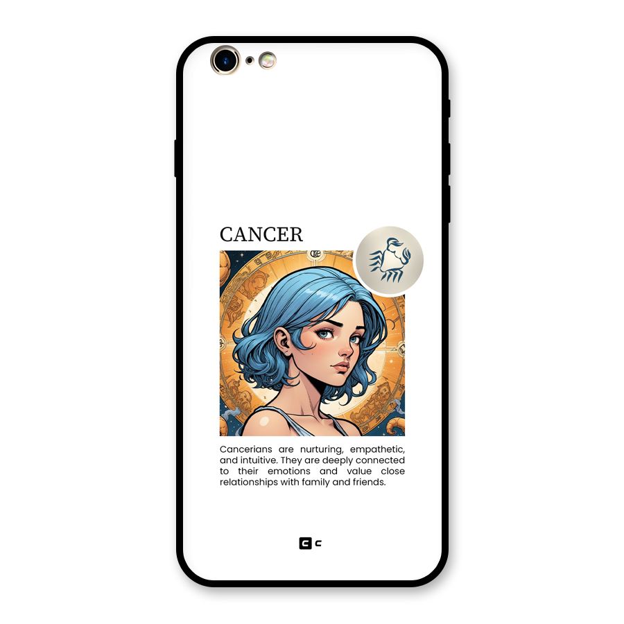 Connected Cancer Glass Back Case for iPhone 6 Plus 6S Plus