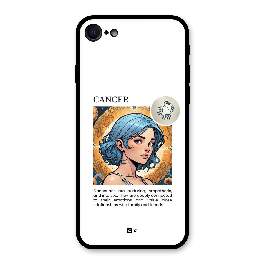 Connected Cancer Glass Back Case for iPhone 7
