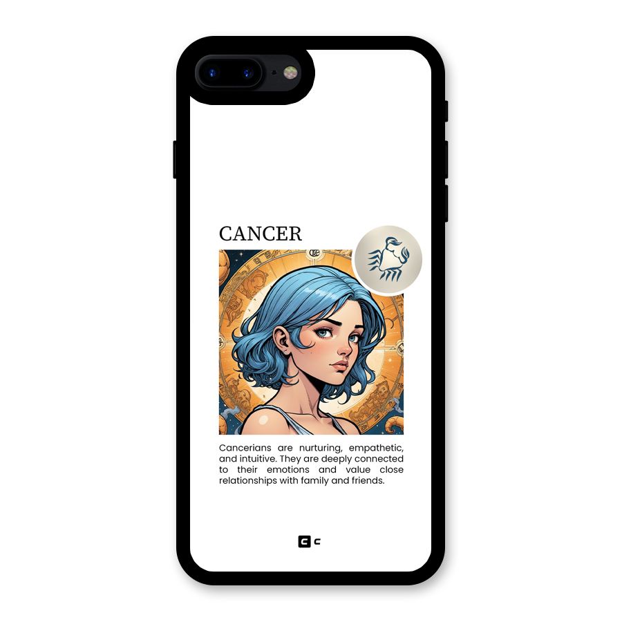 Connected Cancer Glass Back Case for iPhone 8 Plus