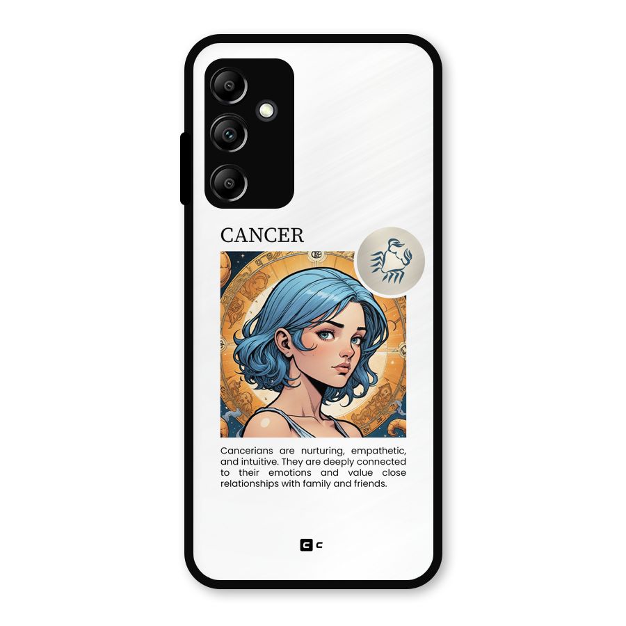 Connected Cancer Metal Back Case for Galaxy A14 5G